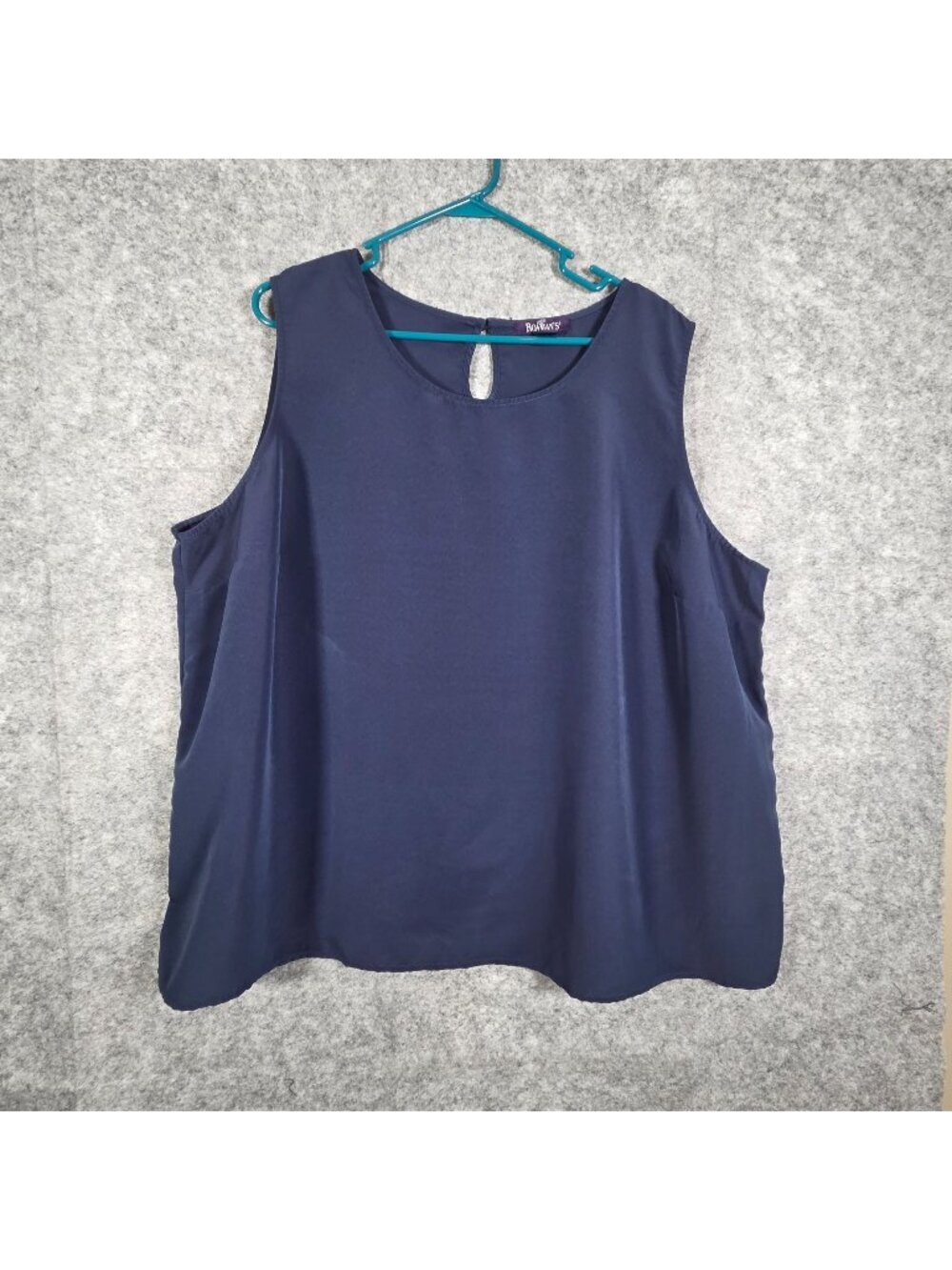 Roaman’s 2 Piece Outfit Women’s 28W Navy Lounge Set Plus Size Top & Pants Casual